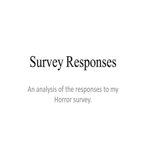 Survey responses