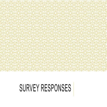Survey responses