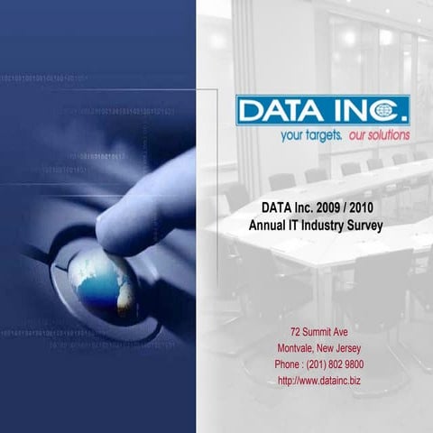 DATA Inc. 2009 / 2010 Survey Results