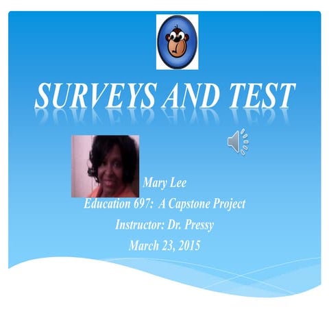 Surveys and test redesign  1 456