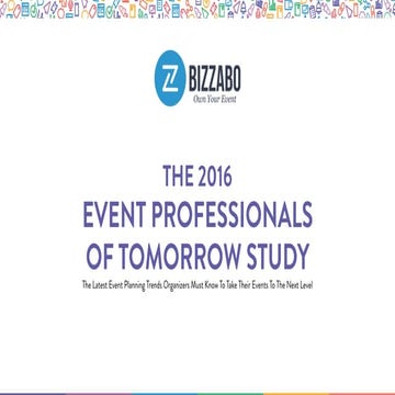 The Event Professionals of Tomorrow Study
