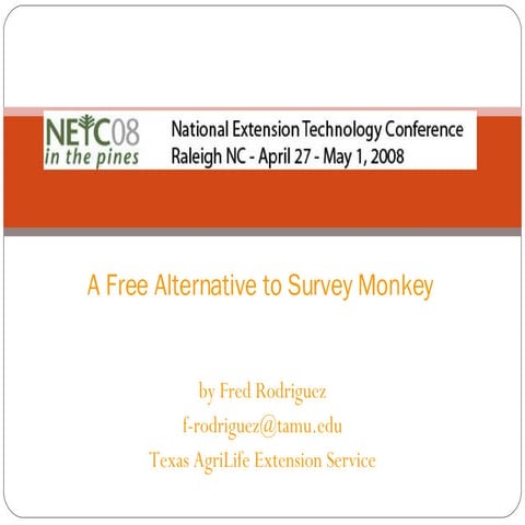 A Free Alternative to Survey Monkey