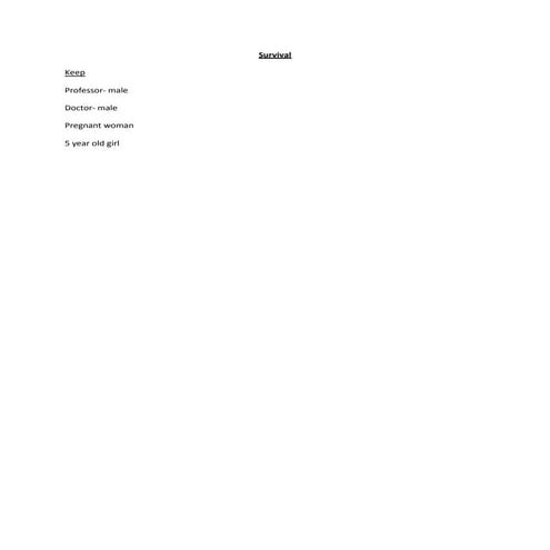 Survival