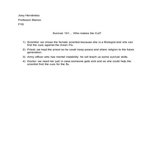 Privilege walk | DOCX