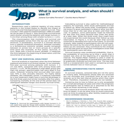 What is survival analysis, and when should I use it?