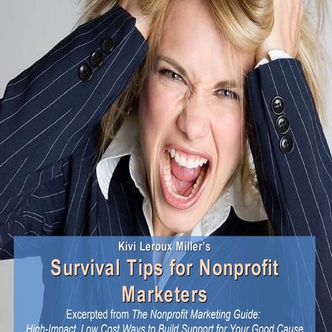 Survival Tips for Nonprofit Marketers