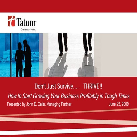 Don\'t Just Survive... THRIVE!!!