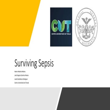 Surviving sepsis