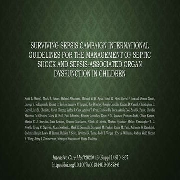 SURVIVING SEPSIS CAMPAIGN 2020 PDF PEDIATRIC visual data 3