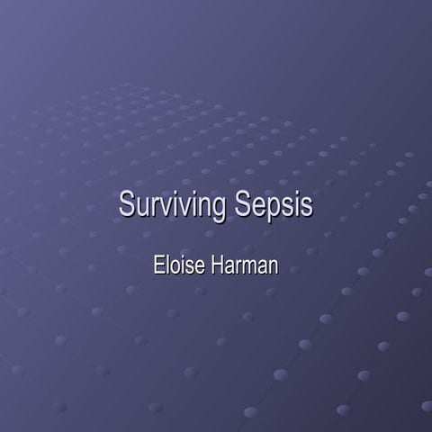 penanganan pada pasien sepsis dalam perawatan di rumah sakit