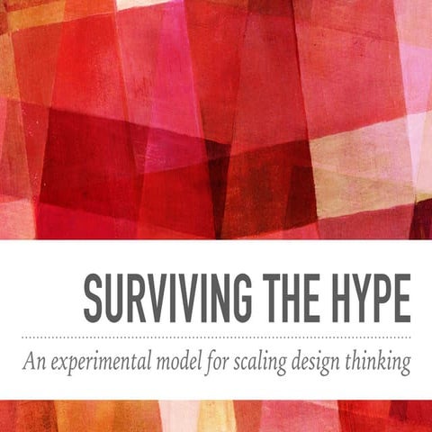 Surviving the Hype: An Experimental Framework for Scaling Enterprise Design T...
