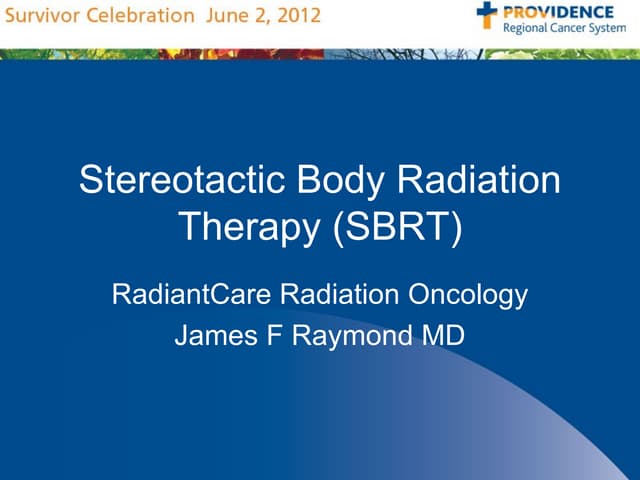 What's new in Cancer Treatment: Rad...