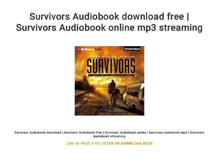 Survivor Mp3 Download Free Survivors Audiobook download free | Survivors Audiobook online mp3 st…