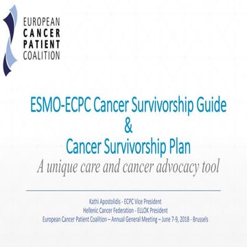 ESMO-ECPC Cancer Survivorship Guide