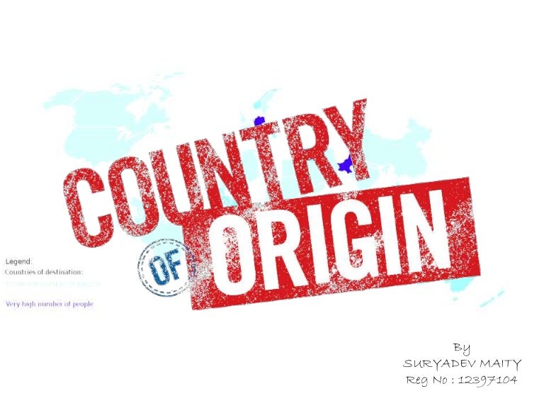 Country Of Origin