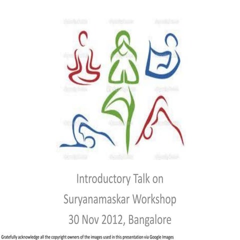 Suryanamaskar workshop intro