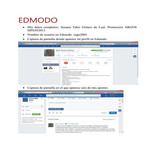 EDMODO TAREA Susana Gomez