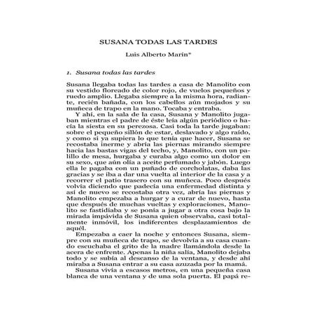 SUSANA TODAS LAS TARDES 