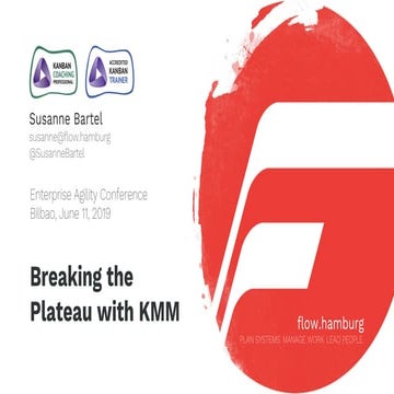 Susanne Bartel | Breaking the Plateau with KMM 
