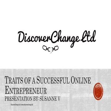 Susanne Virtanen  -  Online Entrepreneur