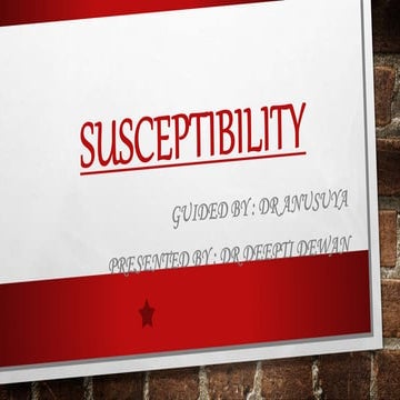Susceptibility