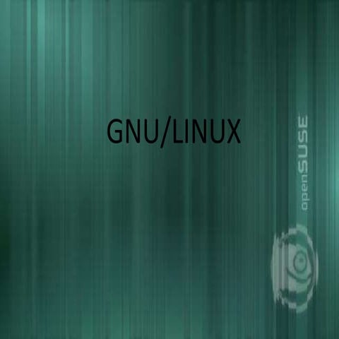 Presentación open suse | PPTX