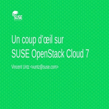 SUSE OpenStack Cloud 7