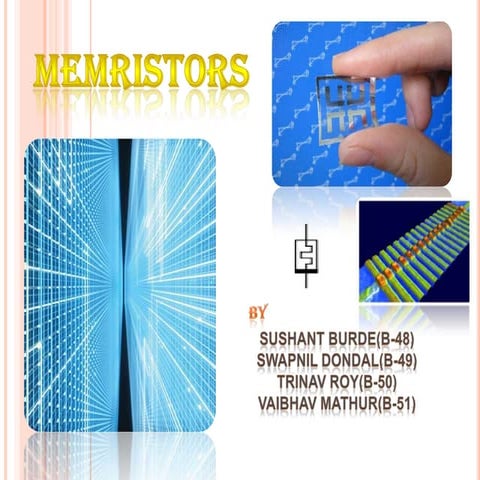 Sushant memristor