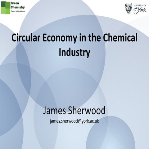 Circular Economy in the Chemical Industry