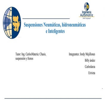 Suspensiones Neumáticas, hidroneumaticaS