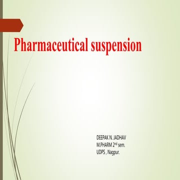 Suspension ppt