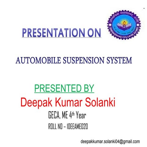 Suspension system
