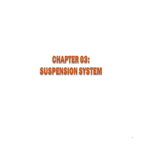 Suspension system