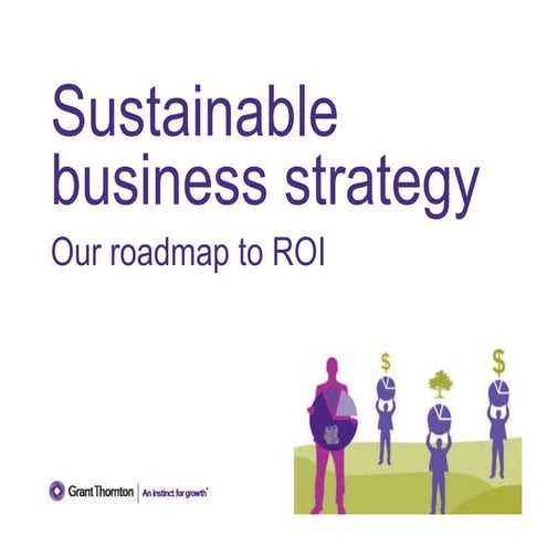 Sustainable business strategy: Our roadmap to ROI