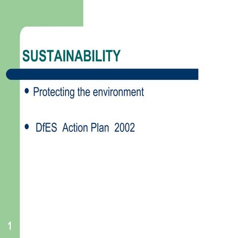 Sustainability