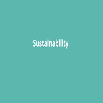 Sustainability Sustainable business practices address Organization