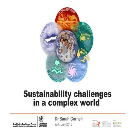 Sustainability Challenges In A Complex World