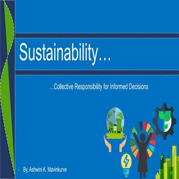 Sustainability - Collective responsibility for informed decisions-08.06.19