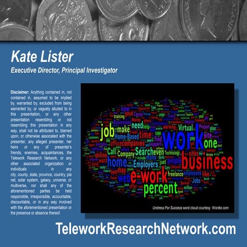 Telecommuting and Sustainability