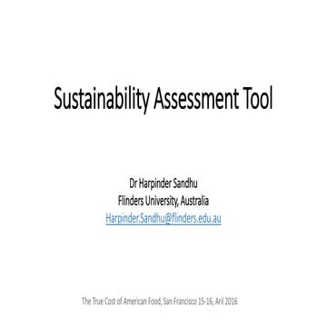 Harpinder Sandhu - Methods and metrics 