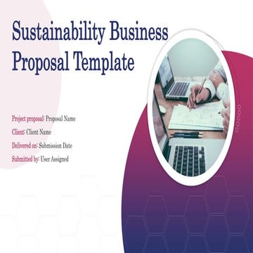 Sustainability Business Proposal Template PowerPoint Presentation Slides