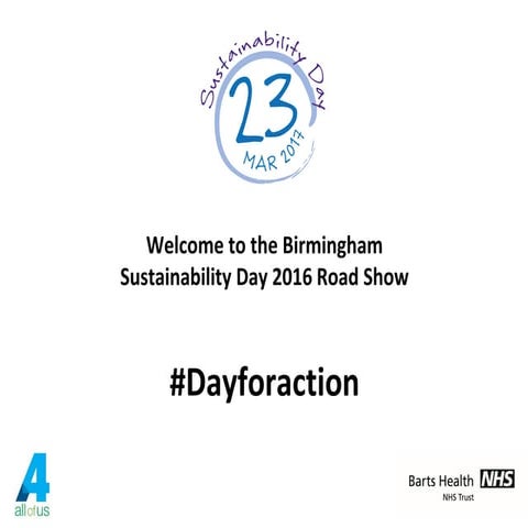Sustainability Day Birmingham 2016
