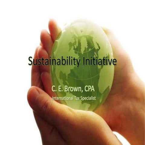 Sustainability Initiative