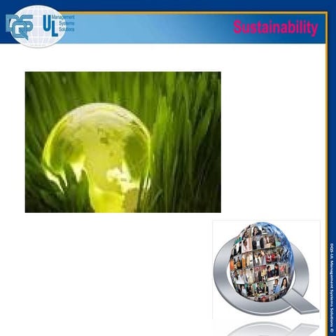 Sustainability Introduction