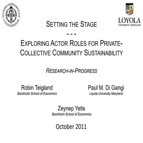 Sustainability of the OpenSim Community: A Research Agenda