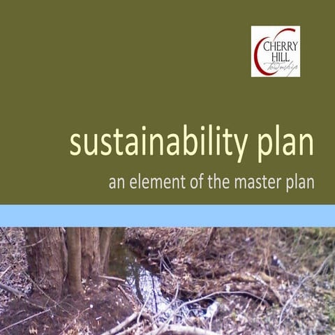 Sustainability Plan Presentation | PPT