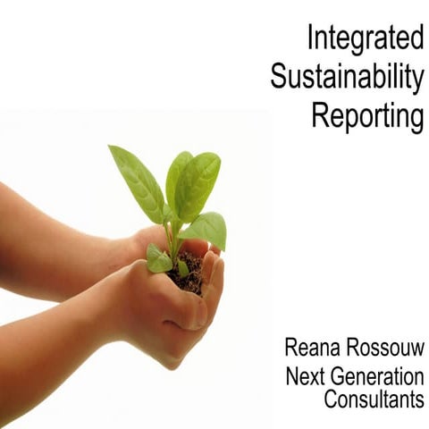 Integrated Sustainability Reporting