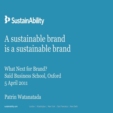 Brands and Social Change