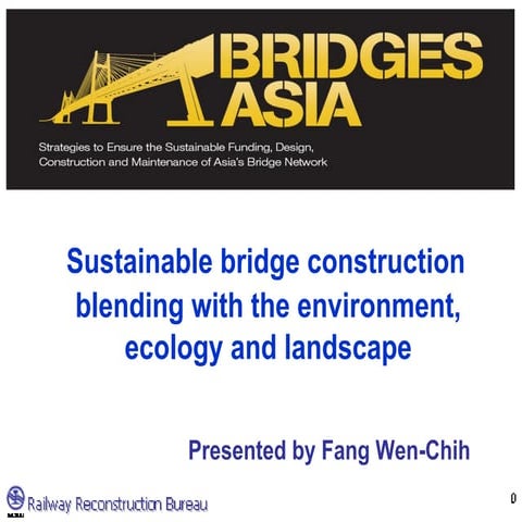 Bridge construction with sustainable environmental practices | PDF