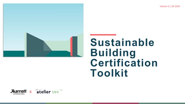 Sustainable Building Certification Toolkit pdf